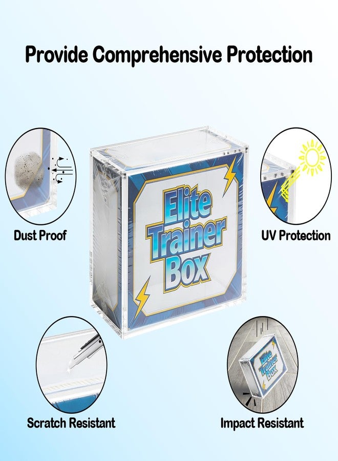 Coolbyl ETB Acrylic Case - UV Protection & Magnetic Closure, Suitable for ETB Box, Thick & Rigid Construction - Image 5